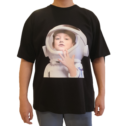 ADLV Short Sleeve T-Shirt Black Astronaut Boy